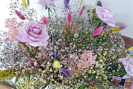 Украшение зала цветами на день рождения