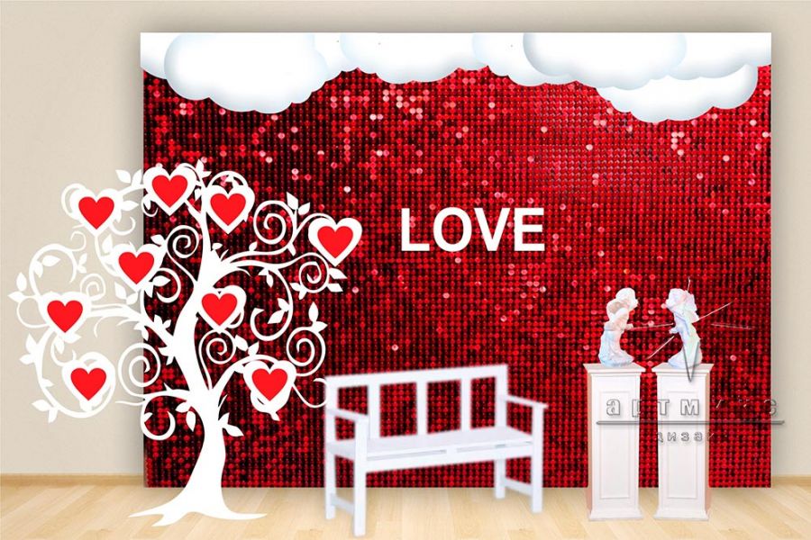 Романтические инсталляции ко дню Святого Валентина