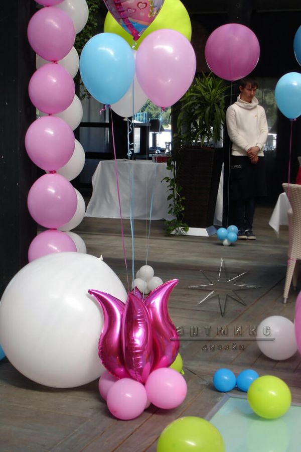 Оформление детского день рождения в ресторане "Le Cristal"