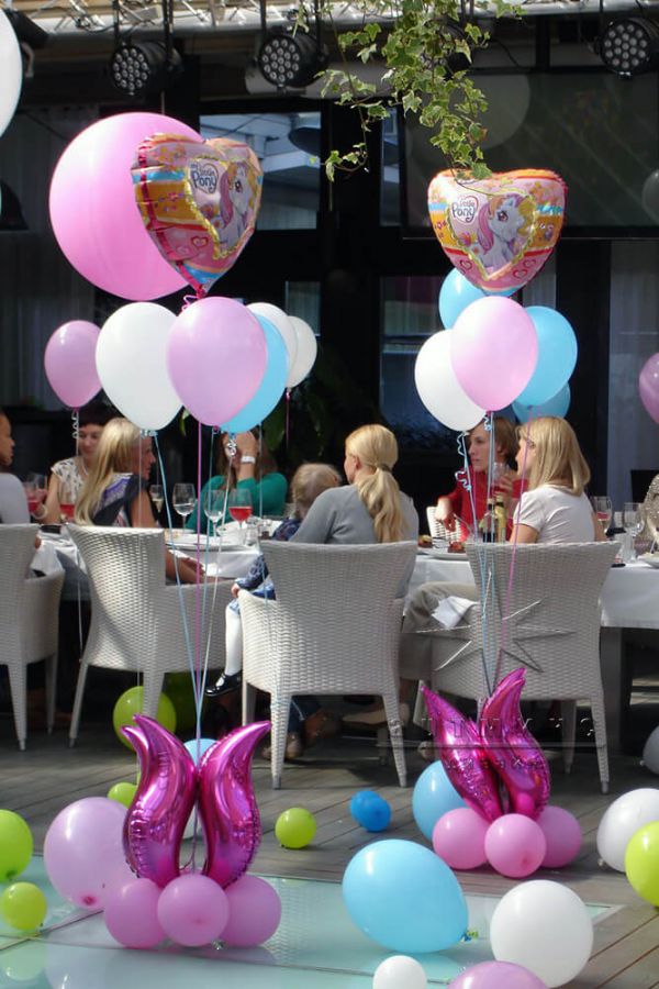Оформление детского день рождения в ресторане "Le Cristal"
